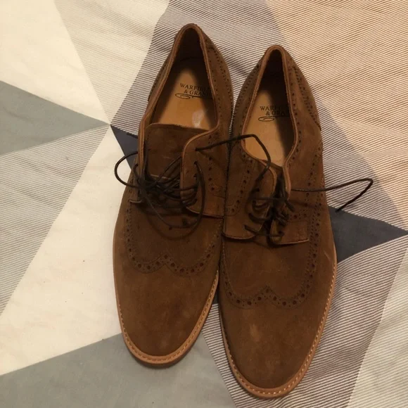Warfield & Grand | Shoes | Suede Brown Men Dress Shoes  display picture 3